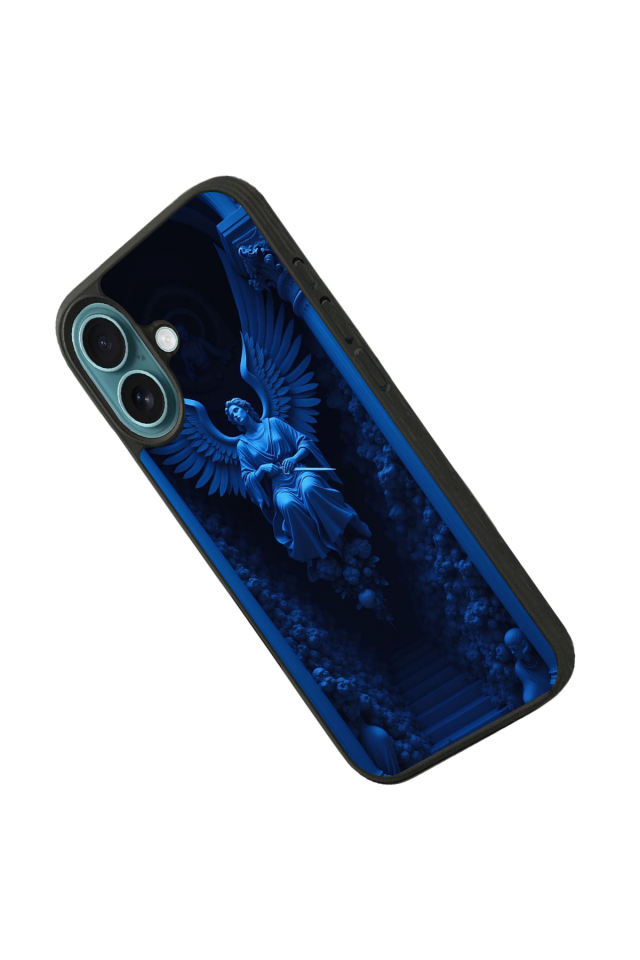 iPhone 16 Plus Uyumlu Melek Tasarımlı Glossy Premium Kılıf