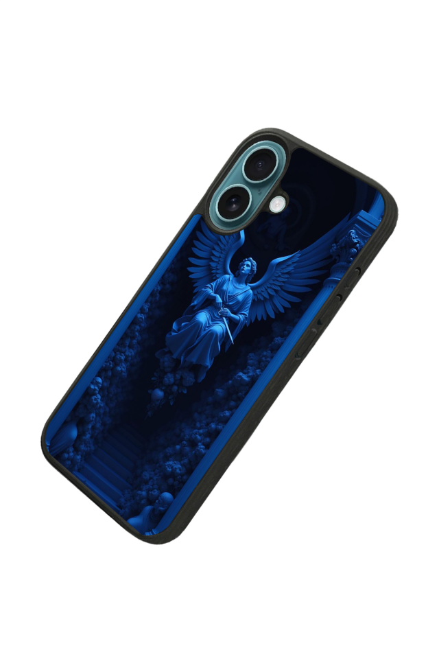 iPhone 16 Plus Uyumlu Melek Tasarımlı Glossy Premium Kılıf