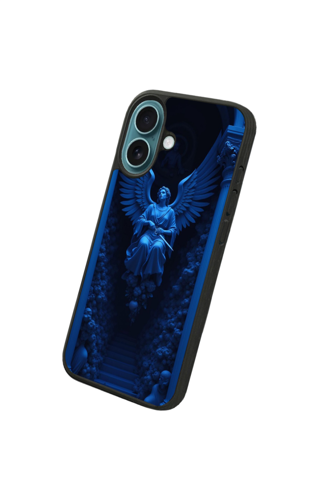 iPhone 16 Plus Uyumlu Melek Tasarımlı Glossy Premium Kılıf