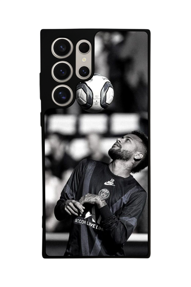 Samsung Galaxy S22 Ultra Uyumlu Neymar Tasarımlı Glossy Premium Kılıf