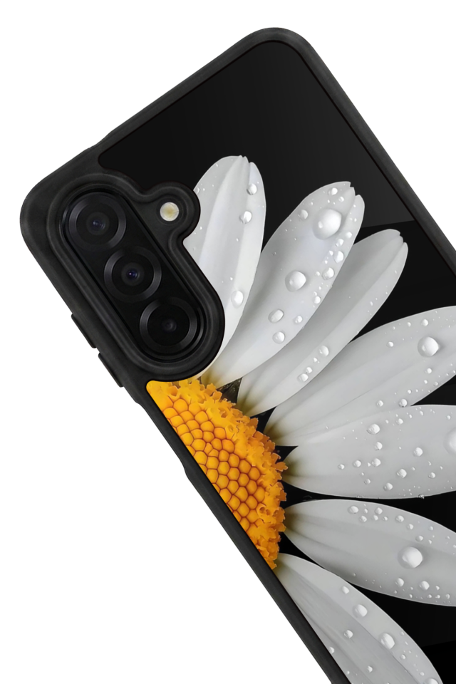 Samsung Galaxy A26 Uyumlu Papatya Tasarımlı Glossy Premium Kılıf