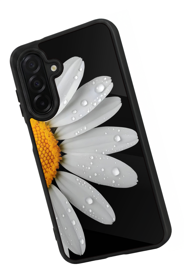 Samsung Galaxy A26 Uyumlu Papatya Tasarımlı Glossy Premium Kılıf