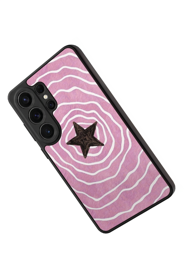 Samsung Galaxy S26 Ultra Uyumlu Retro Yildizlar Tasarımlı Glossy Premium Kılıf