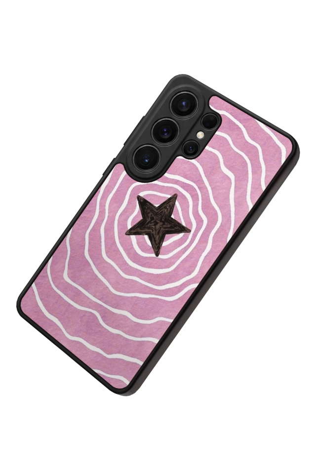 Samsung Galaxy S26 Ultra Uyumlu Retro Yildizlar Tasarımlı Glossy Premium Kılıf