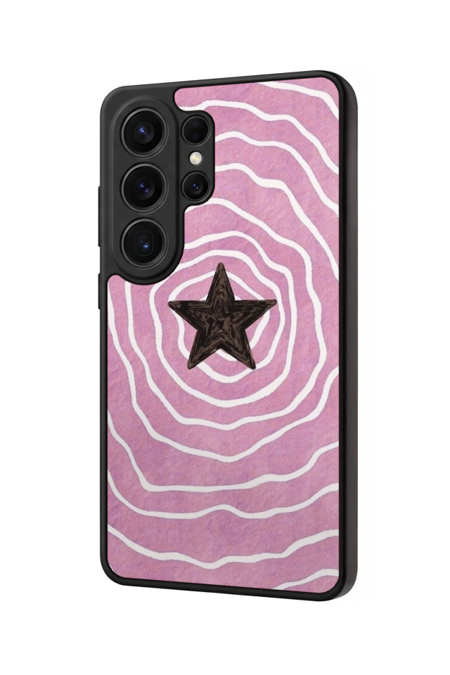 Samsung Galaxy S26 Ultra Uyumlu Retro Yildizlar Tasarımlı Glossy Premium Kılıf