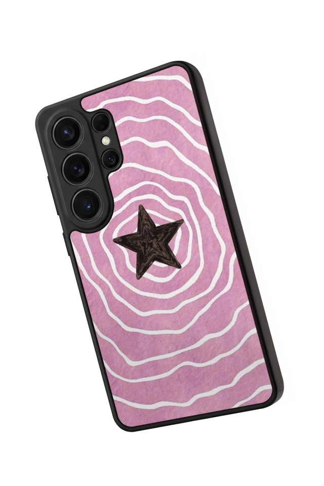 Samsung Galaxy S26 Ultra Uyumlu Retro Yildizlar Tasarımlı Glossy Premium Kılıf