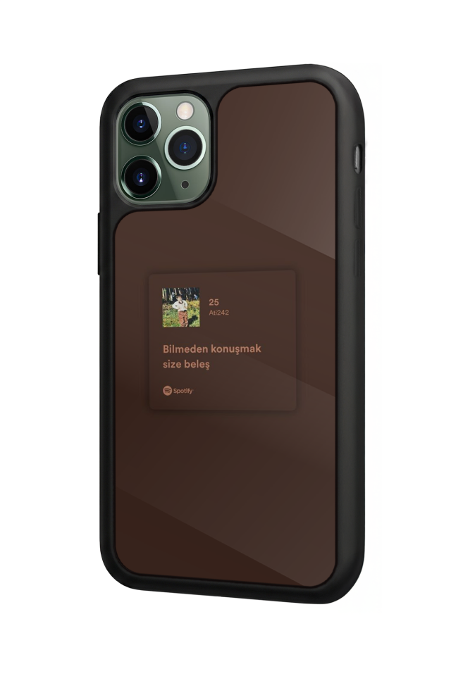iPhone 11 Pro Uyumlu Sarki Sozleri Tasarımlı Glossy Premium Kılıf