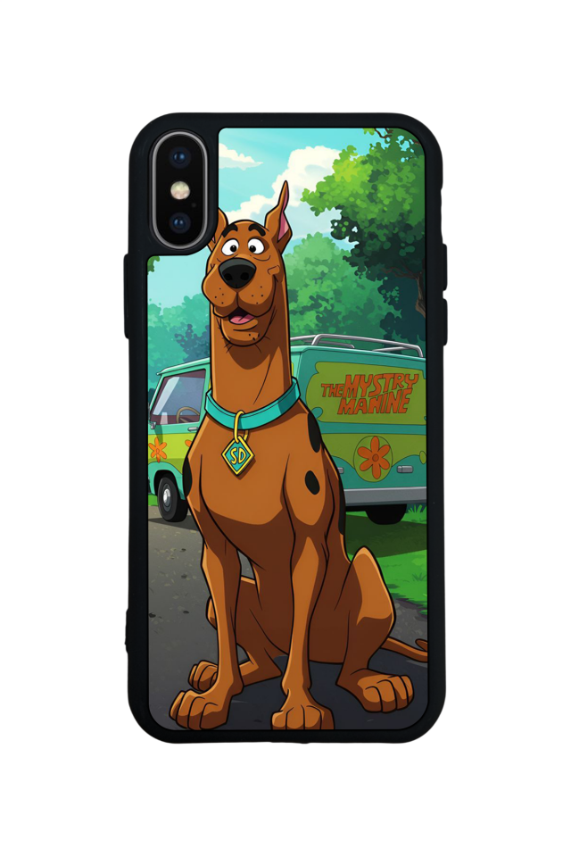 iPhone XS Max Uyumlu Scooby Doo Tasarımlı Glossy Premium Kılıf