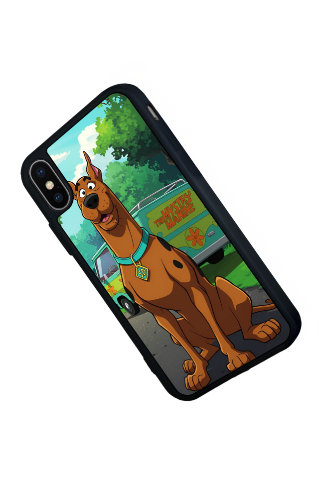 iPhone XS Max Uyumlu Scooby Doo Tasarımlı Glossy Premium Kılıf