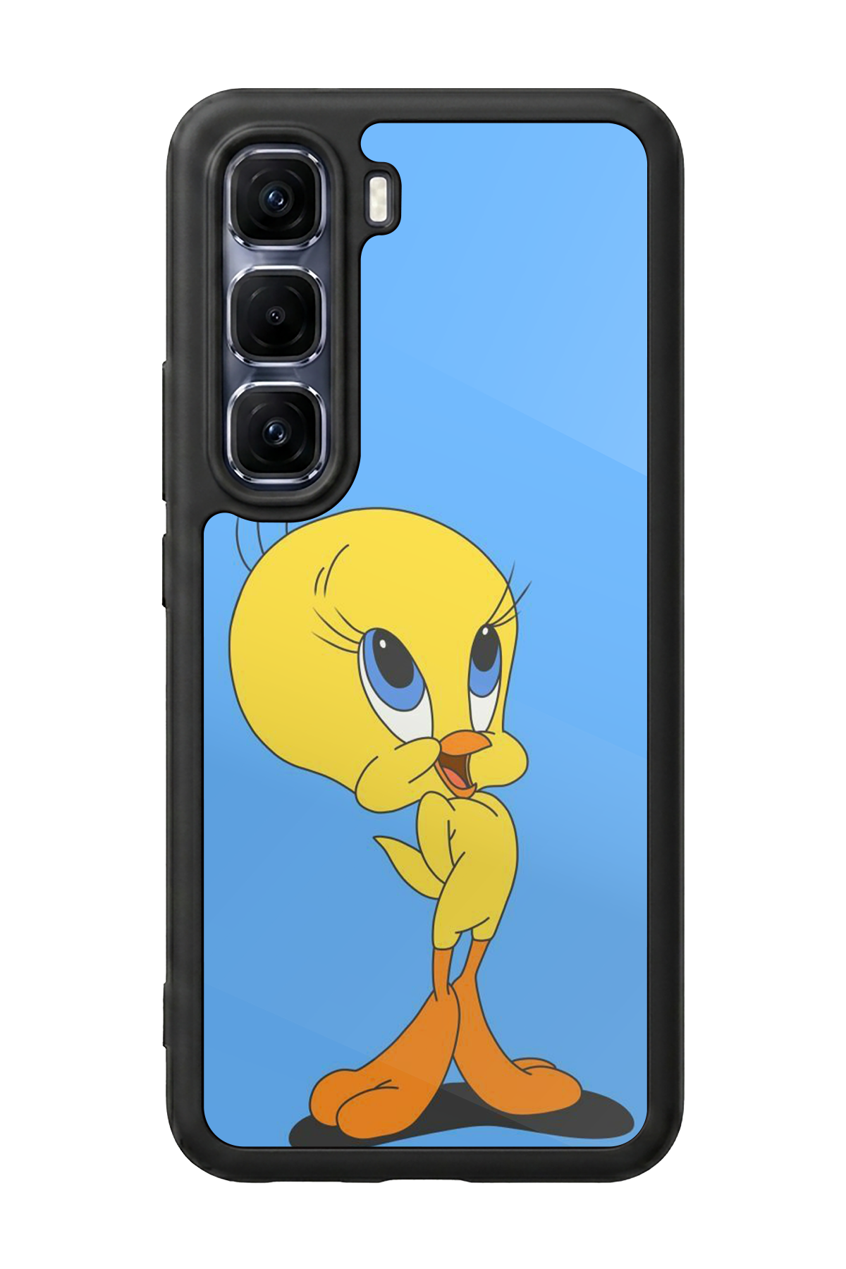 Infinix Hot 60 Pro Plus Uyumlu Tweety Tasarımlı Glossy Premium Kılıf
