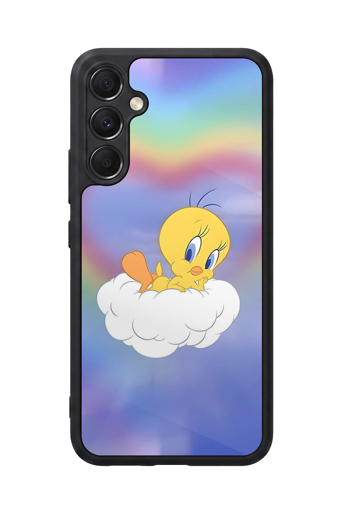 Samsung Galaxy A34 Uyumlu Tweety Tasarımlı Glossy Premium Kılıf