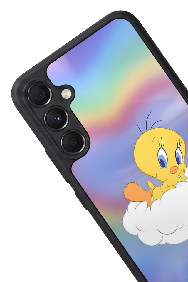 Samsung Galaxy A34 Uyumlu Tweety Tasarımlı Glossy Premium Kılıf