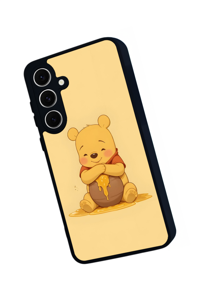Samsung Galaxy S24 FE Uyumlu Winnie Tasarımlı Glossy Premium Kılıf