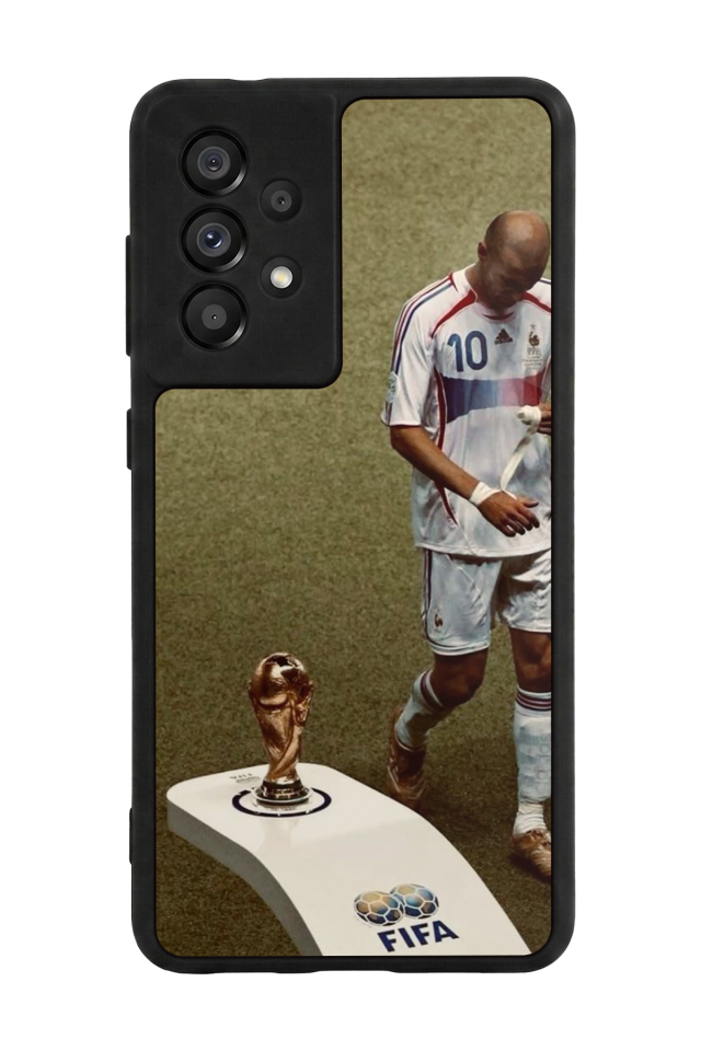 Samsung Galaxy A73 Uyumlu Zidane Tasarımlı Glossy Premium Kılıf