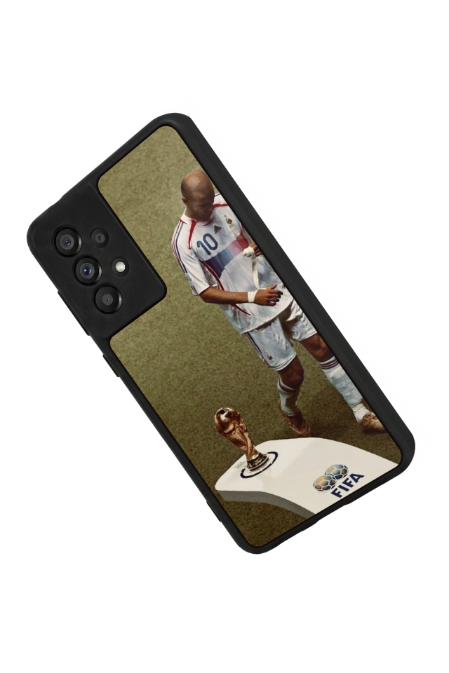 Samsung Galaxy A73 Uyumlu Zidane Tasarımlı Glossy Premium Kılıf