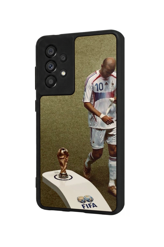 Samsung Galaxy A73 Uyumlu Zidane Tasarımlı Glossy Premium Kılıf