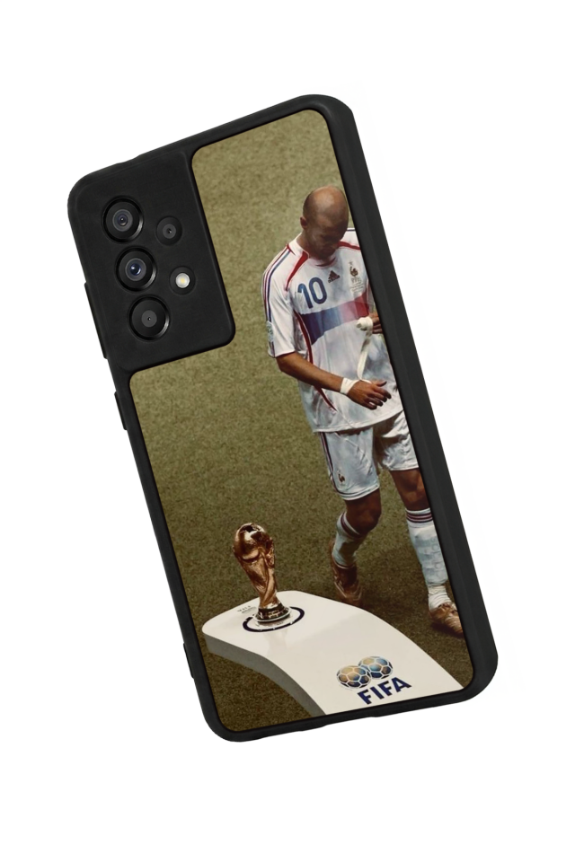 Samsung Galaxy A73 Uyumlu Zidane Tasarımlı Glossy Premium Kılıf