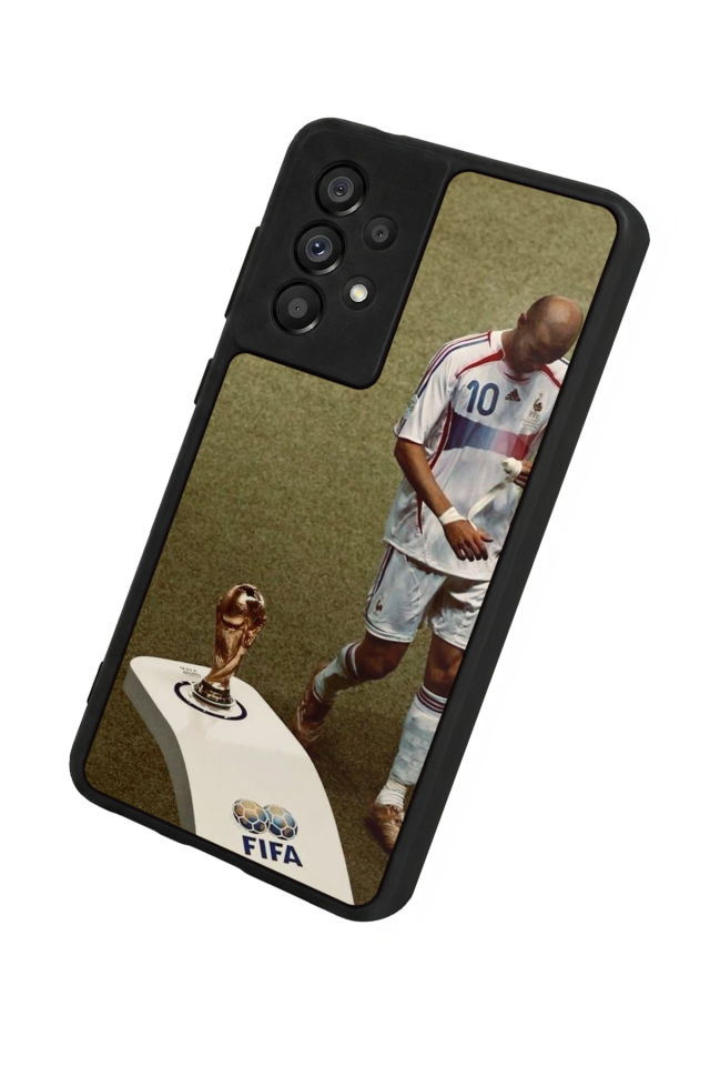 Samsung Galaxy A73 Uyumlu Zidane Tasarımlı Glossy Premium Kılıf