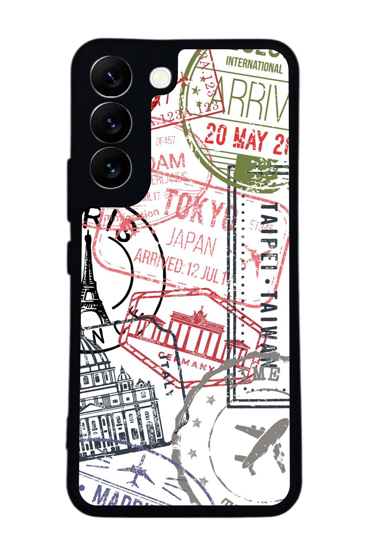 Samsung Galaxy S22 Uyumlu Poster Tasarımlı Glossy Premium Kılıf