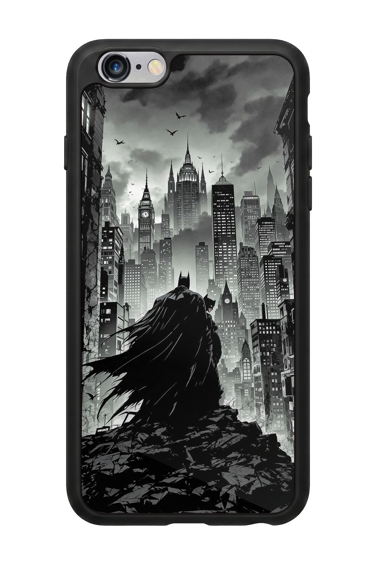 iPhone 6s Plus Uyumlu Batman Tasarımlı Glossy Premium Kılıf