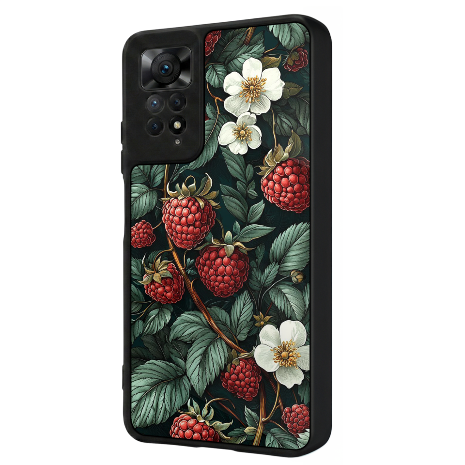 Xiaomi Redmi Note 12 Pro Uyumlu Botanik Tasarımlı Glossy Premium Kılıf