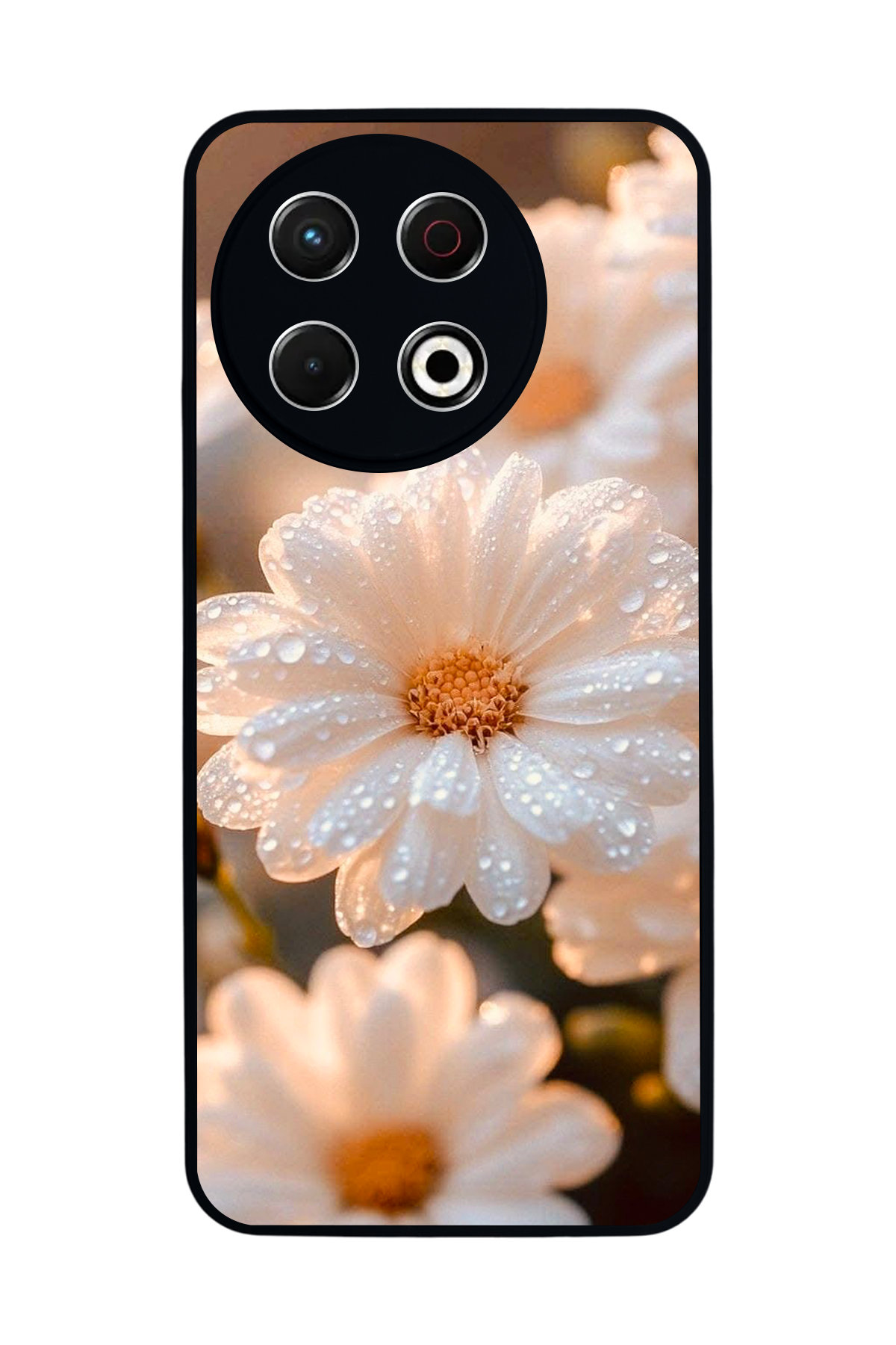 Tecno Spark 30 Pro Uyumlu Cicek Tasarımlı Glossy Premium Kılıf