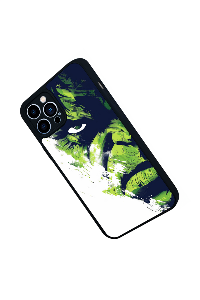 iPhone 13 Pro Max Uyumlu Hulk Tasarımlı Glossy Premium Kılıf