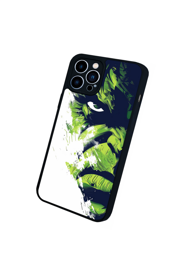 iPhone 13 Pro Max Uyumlu Hulk Tasarımlı Glossy Premium Kılıf
