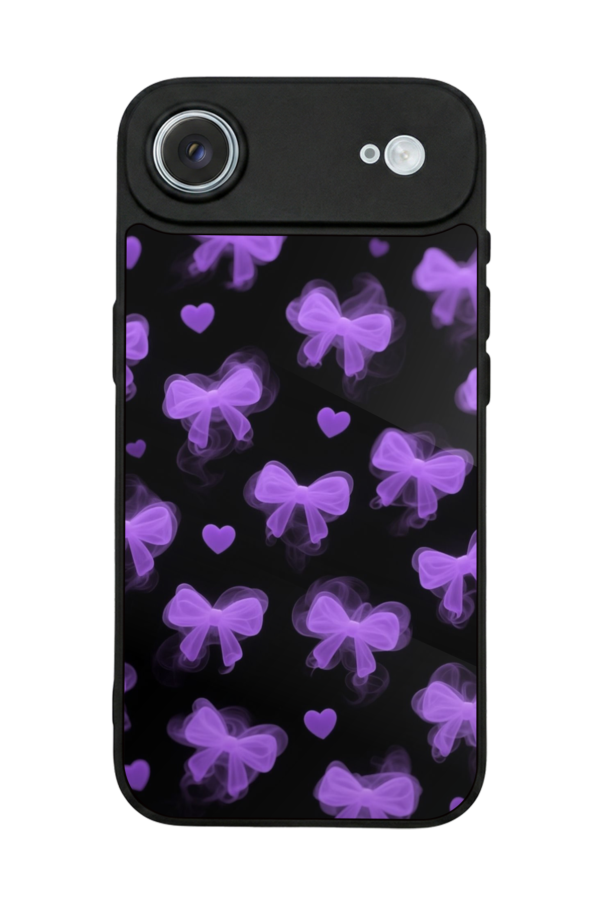 iPhone 17 Air Uyumlu Kurdele Tasarımlı Glossy Premium Kılıf