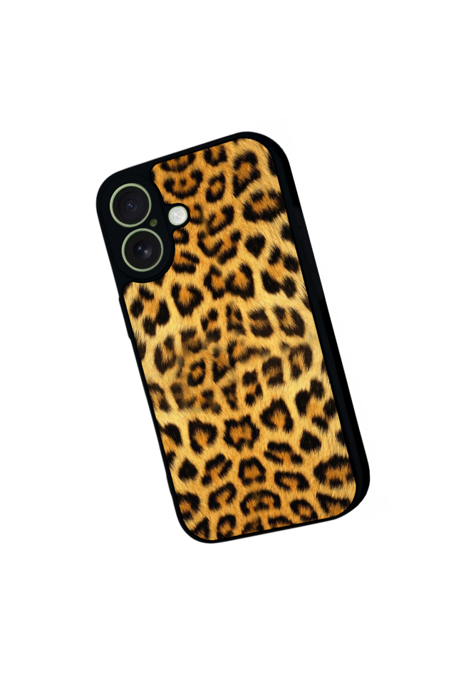 iPhone 17 Uyumlu Leopar Tasarımlı Glossy Premium Kılıf