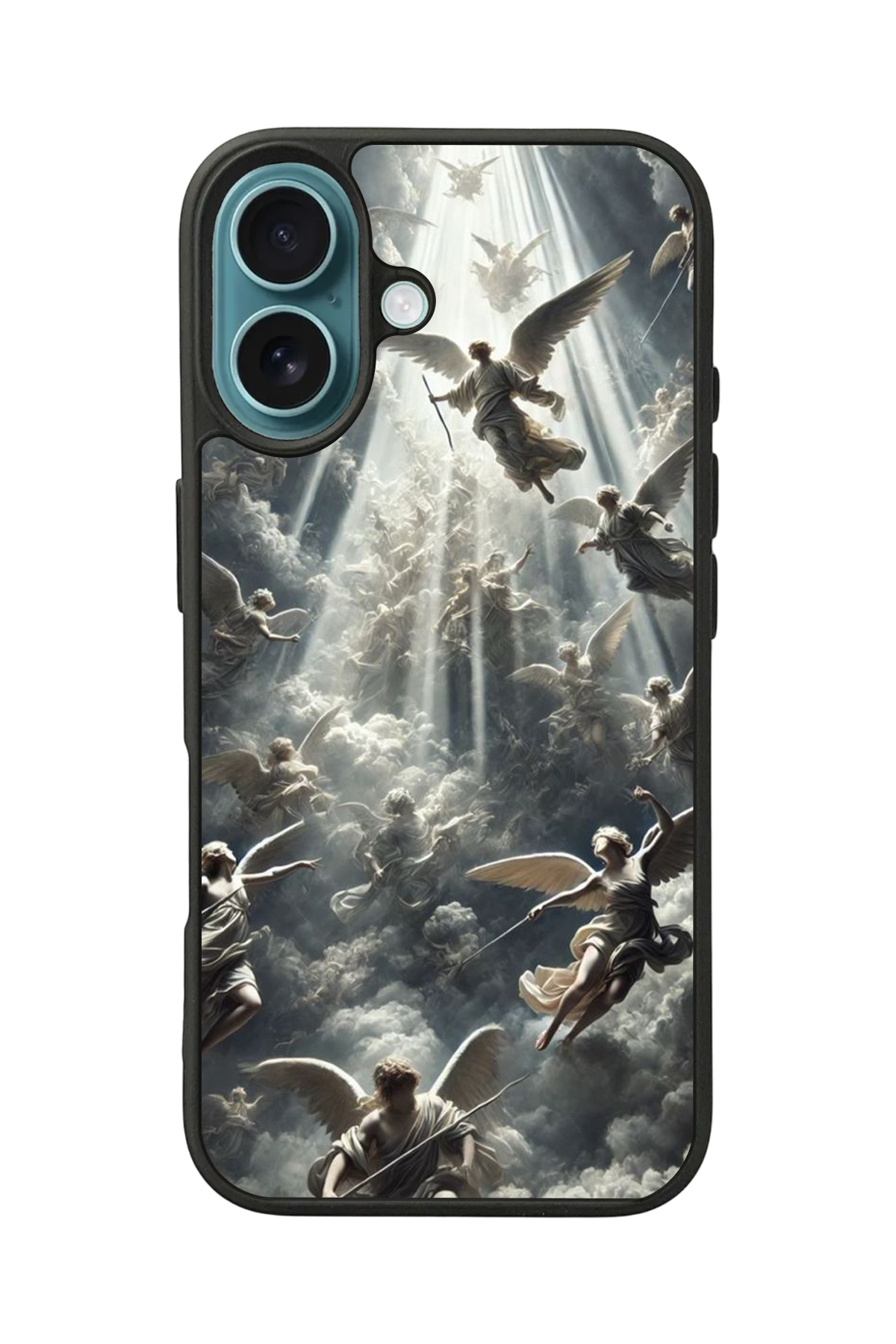 iPhone 16 Plus Uyumlu Melek Tasarımlı Glossy Premium Kılıf