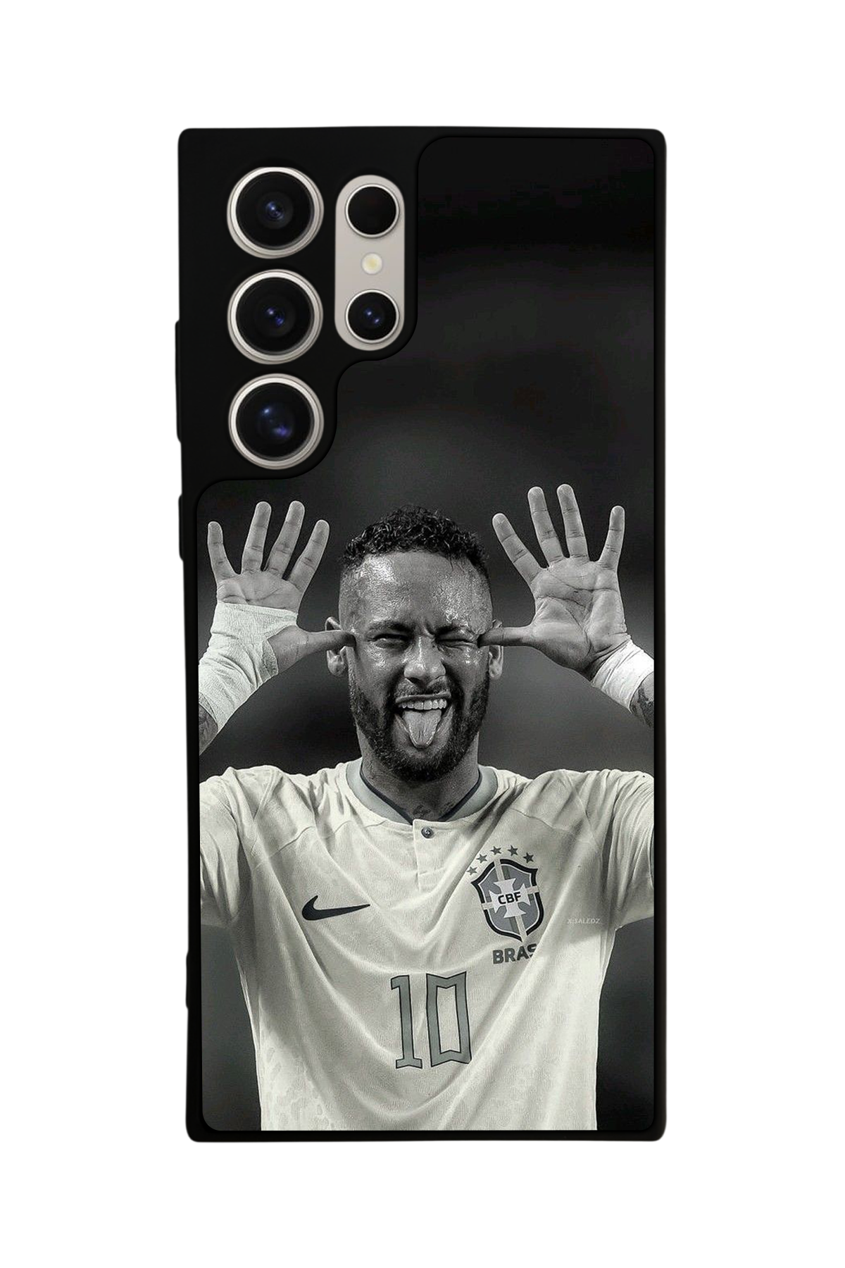 Samsung Galaxy S22 Ultra Uyumlu Neymar Tasarımlı Glossy Premium Kılıf