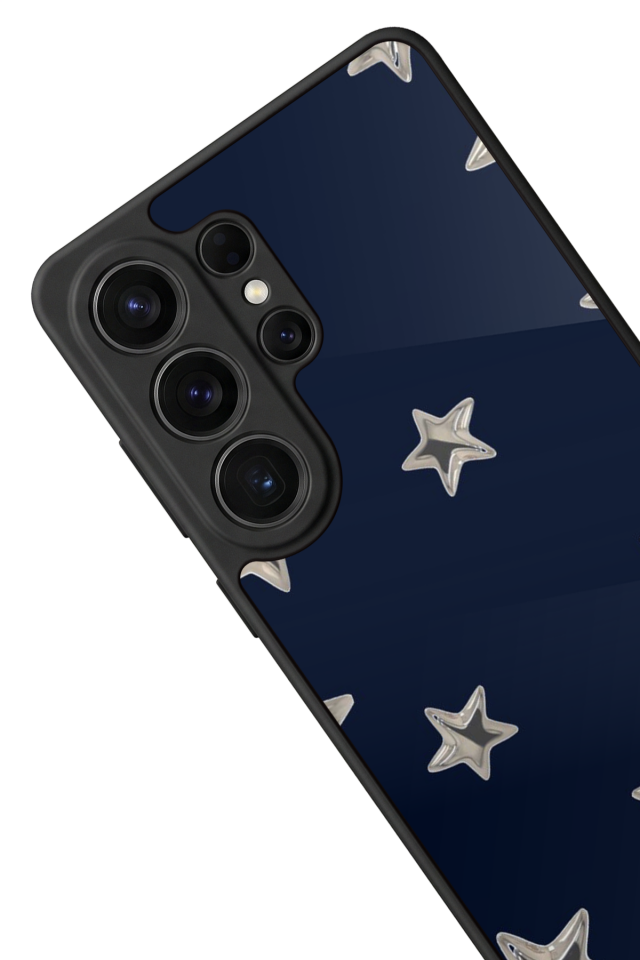 Samsung Galaxy S26 Ultra Uyumlu Retro Yildizlar Tasarımlı Glossy Premium Kılıf