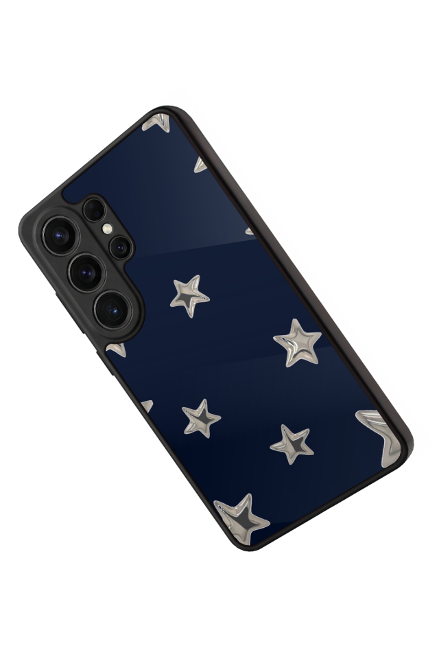 Samsung Galaxy S26 Ultra Uyumlu Retro Yildizlar Tasarımlı Glossy Premium Kılıf