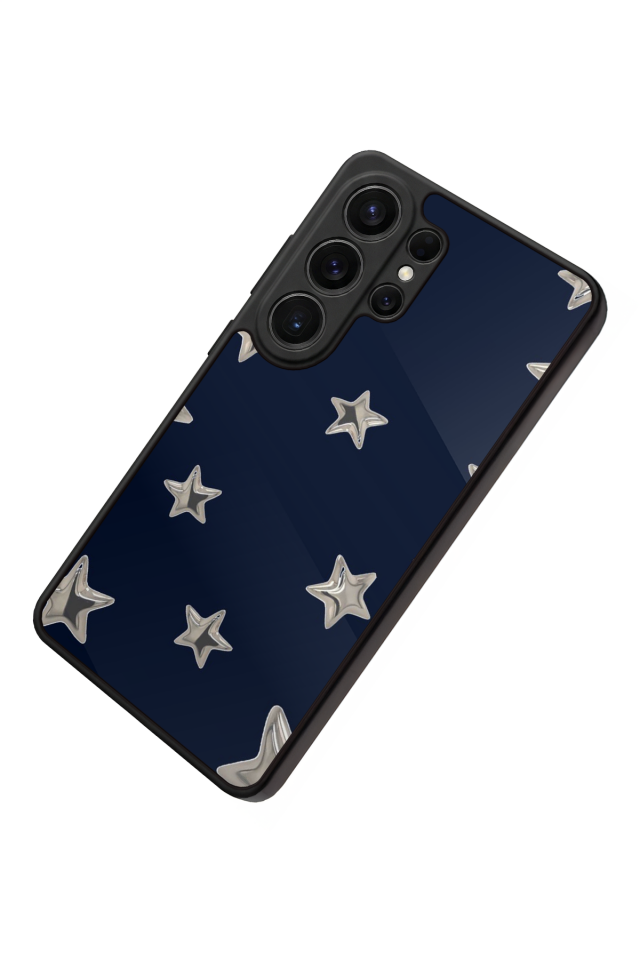 Samsung Galaxy S26 Ultra Uyumlu Retro Yildizlar Tasarımlı Glossy Premium Kılıf