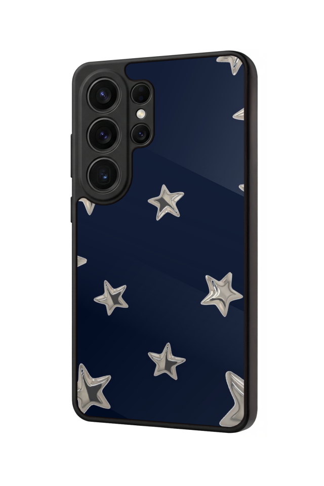 Samsung Galaxy S26 Ultra Uyumlu Retro Yildizlar Tasarımlı Glossy Premium Kılıf
