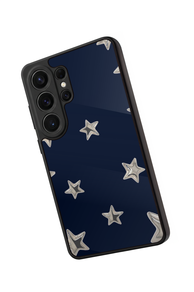 Samsung Galaxy S26 Ultra Uyumlu Retro Yildizlar Tasarımlı Glossy Premium Kılıf