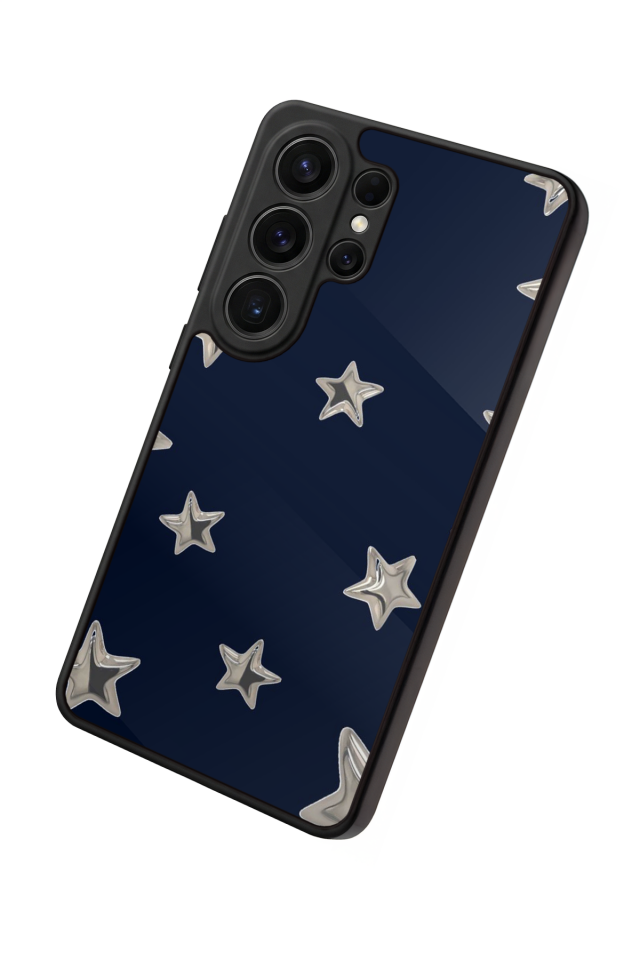 Samsung Galaxy S26 Ultra Uyumlu Retro Yildizlar Tasarımlı Glossy Premium Kılıf