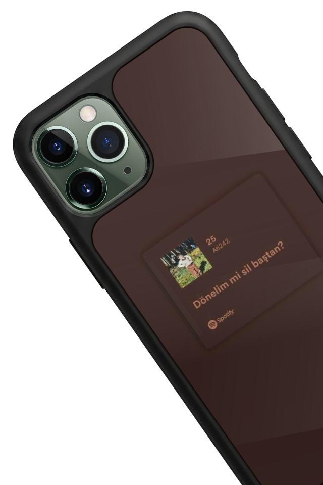 iPhone 11 Pro Uyumlu Sarki Sozleri Tasarımlı Glossy Premium Kılıf