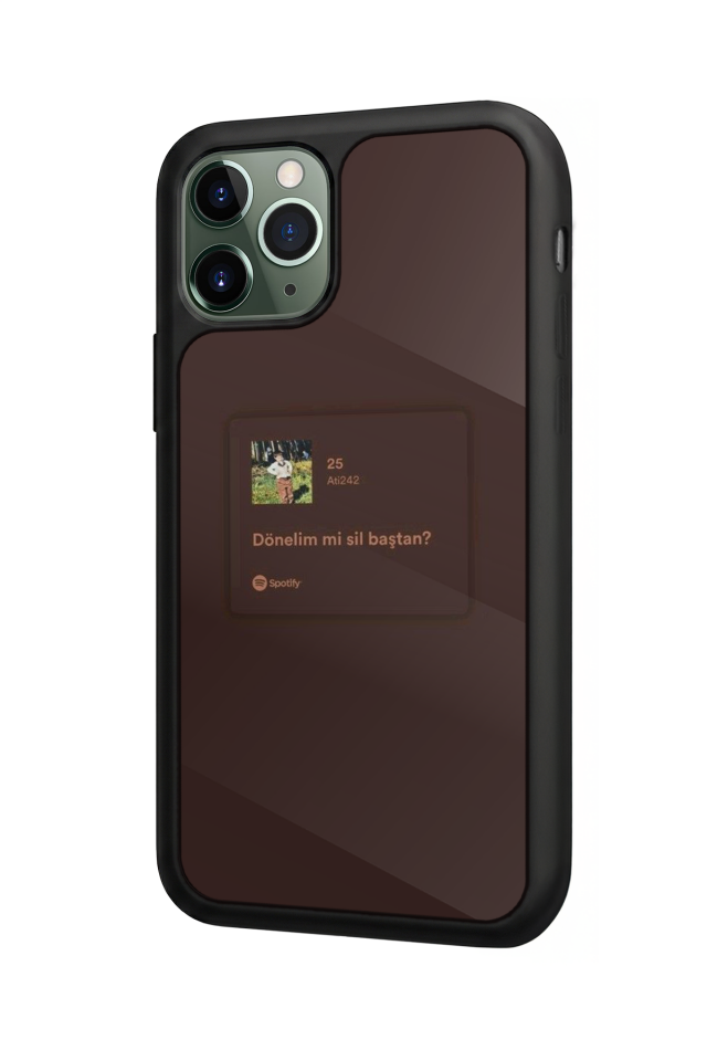 iPhone 11 Pro Uyumlu Sarki Sozleri Tasarımlı Glossy Premium Kılıf