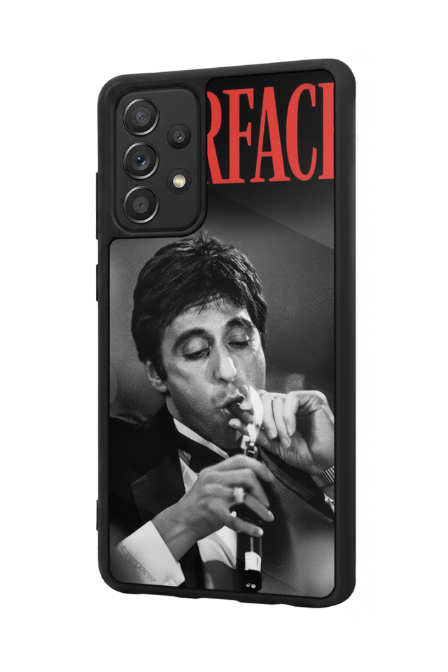 Samsung Galaxy A72 Uyumlu Scarface Tasarımlı Glossy Premium Kılıf