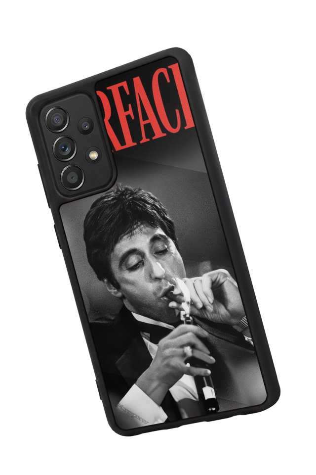 Samsung Galaxy A72 Uyumlu Scarface Tasarımlı Glossy Premium Kılıf