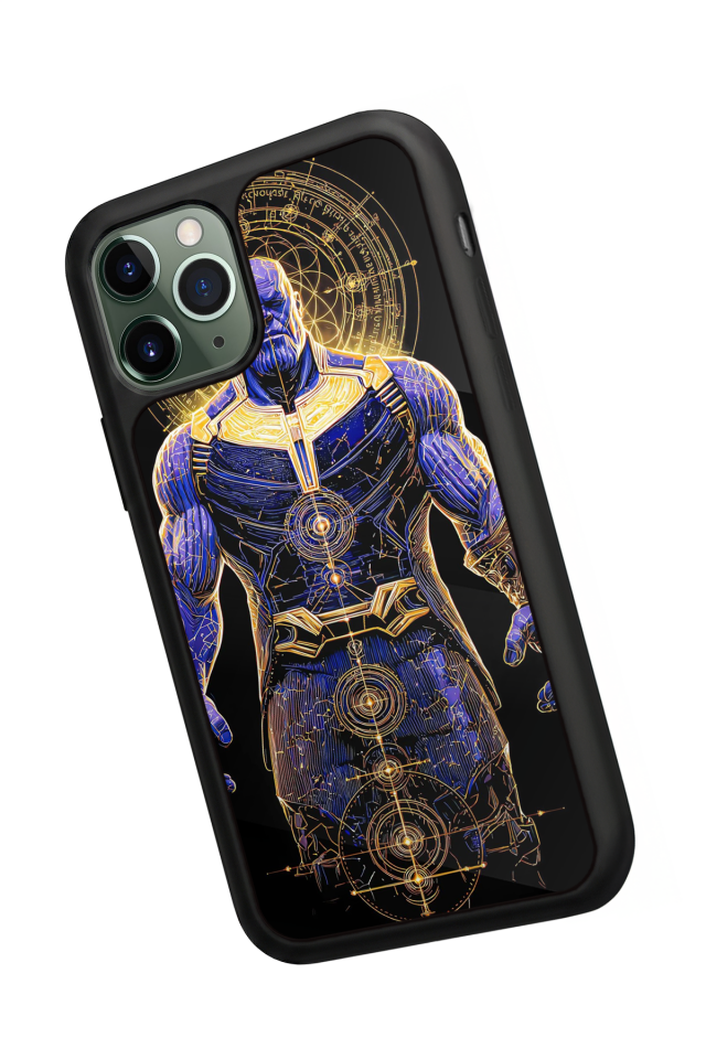 iPhone 11 Pro Max Uyumlu Thanos Tasarımlı Glossy Premium Kılıf