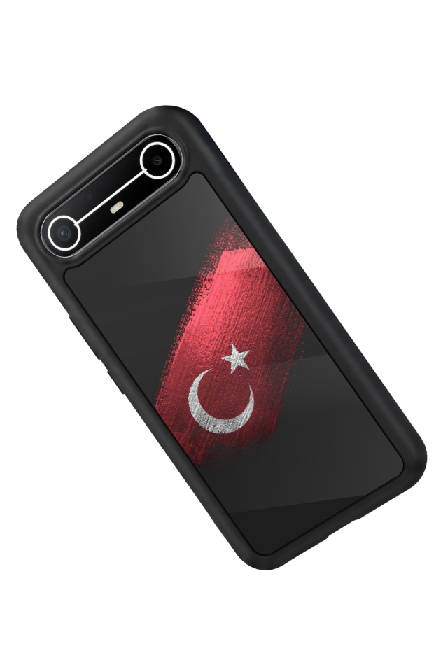 Tecno Spark Slim 5G Uyumlu Türk Bayragi Tasarımlı Glossy Premium Kılıf