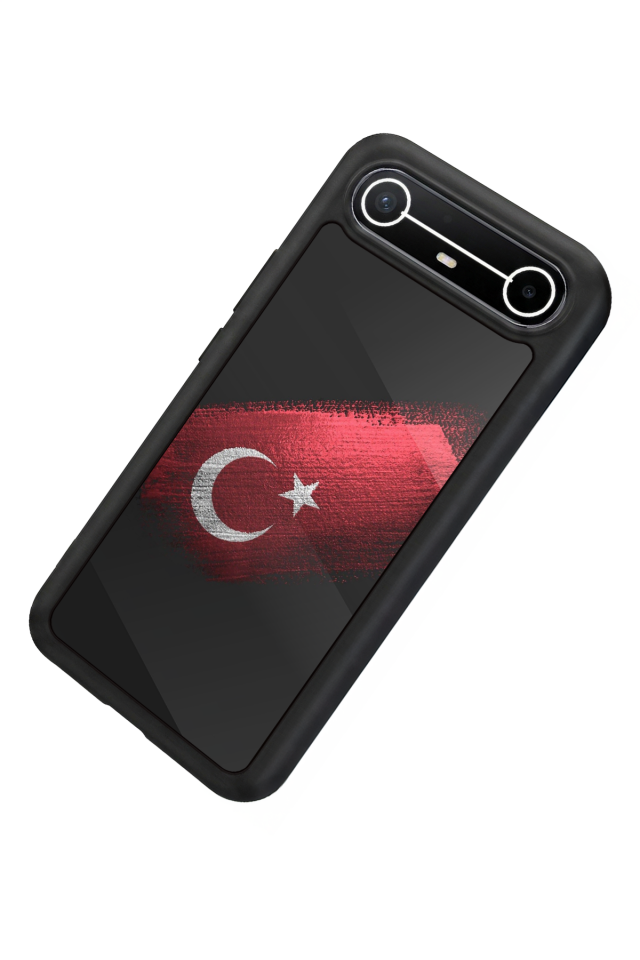 Tecno Spark Slim 5G Uyumlu Türk Bayragi Tasarımlı Glossy Premium Kılıf