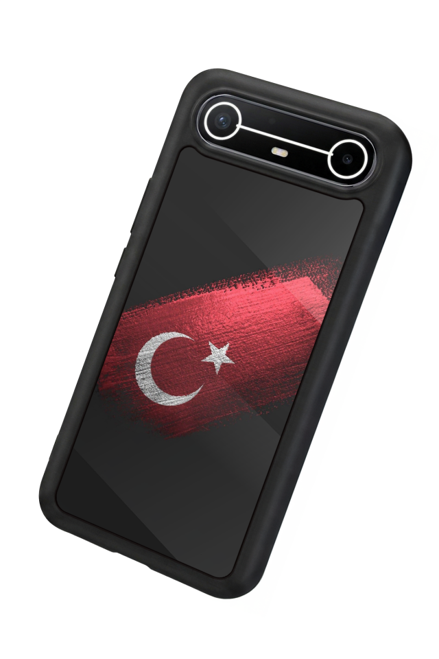 Tecno Spark Slim 5G Uyumlu Türk Bayragi Tasarımlı Glossy Premium Kılıf