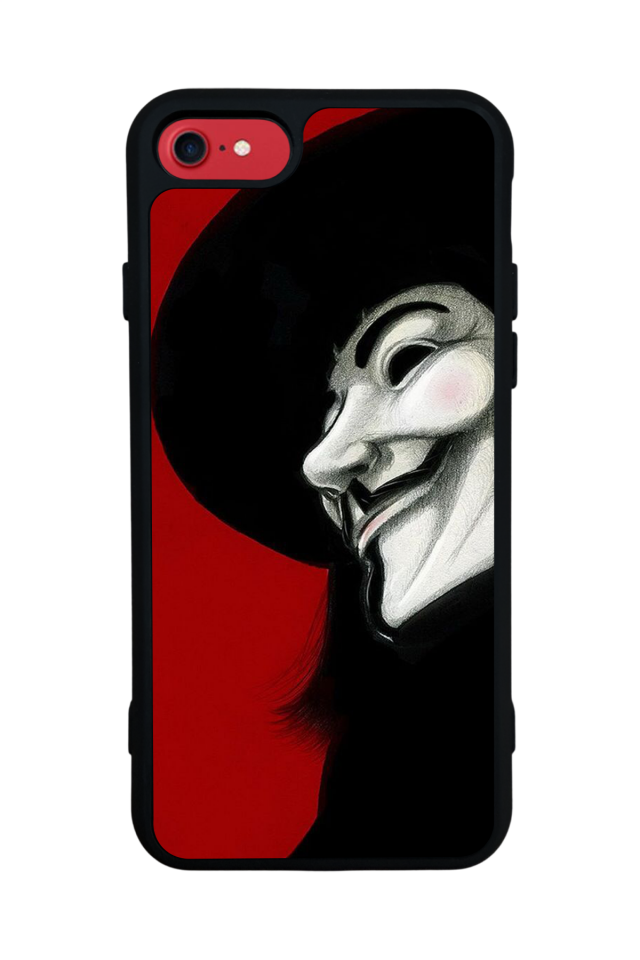 iPhone SE Uyumlu Vendetta Tasarımlı Glossy Premium Kılıf