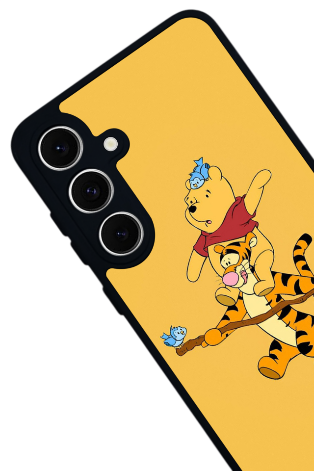 Samsung Galaxy S24 FE Uyumlu Winnie Tasarımlı Glossy Premium Kılıf