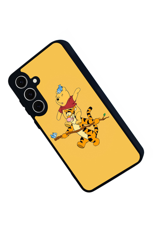 Samsung Galaxy S24 FE Uyumlu Winnie Tasarımlı Glossy Premium Kılıf