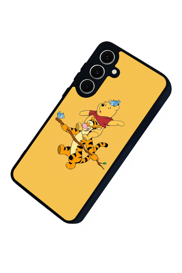 Samsung Galaxy S24 FE Uyumlu Winnie Tasarımlı Glossy Premium Kılıf